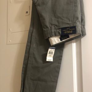 New Polo by Ralph Lauren Grey Chino slim fit pants